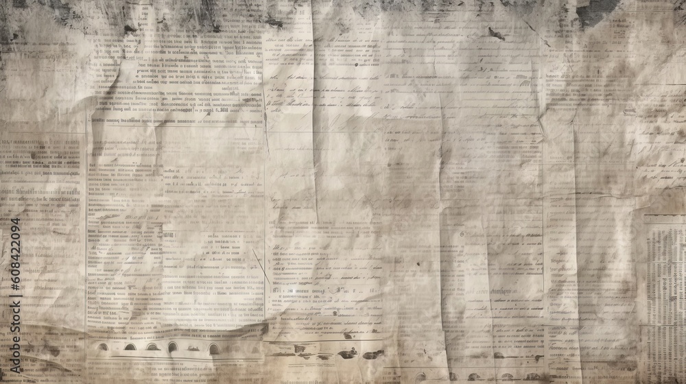A handwritten letter with cursive writing. Generative ai A handwritten letter with cursive writing. Generative ai