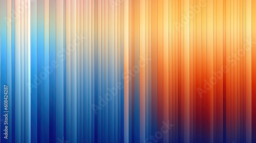 Radiant Transitions  Blue to Orange Color Gradient Background. Generative AI