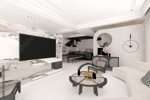 3d render of living room © Hayriye