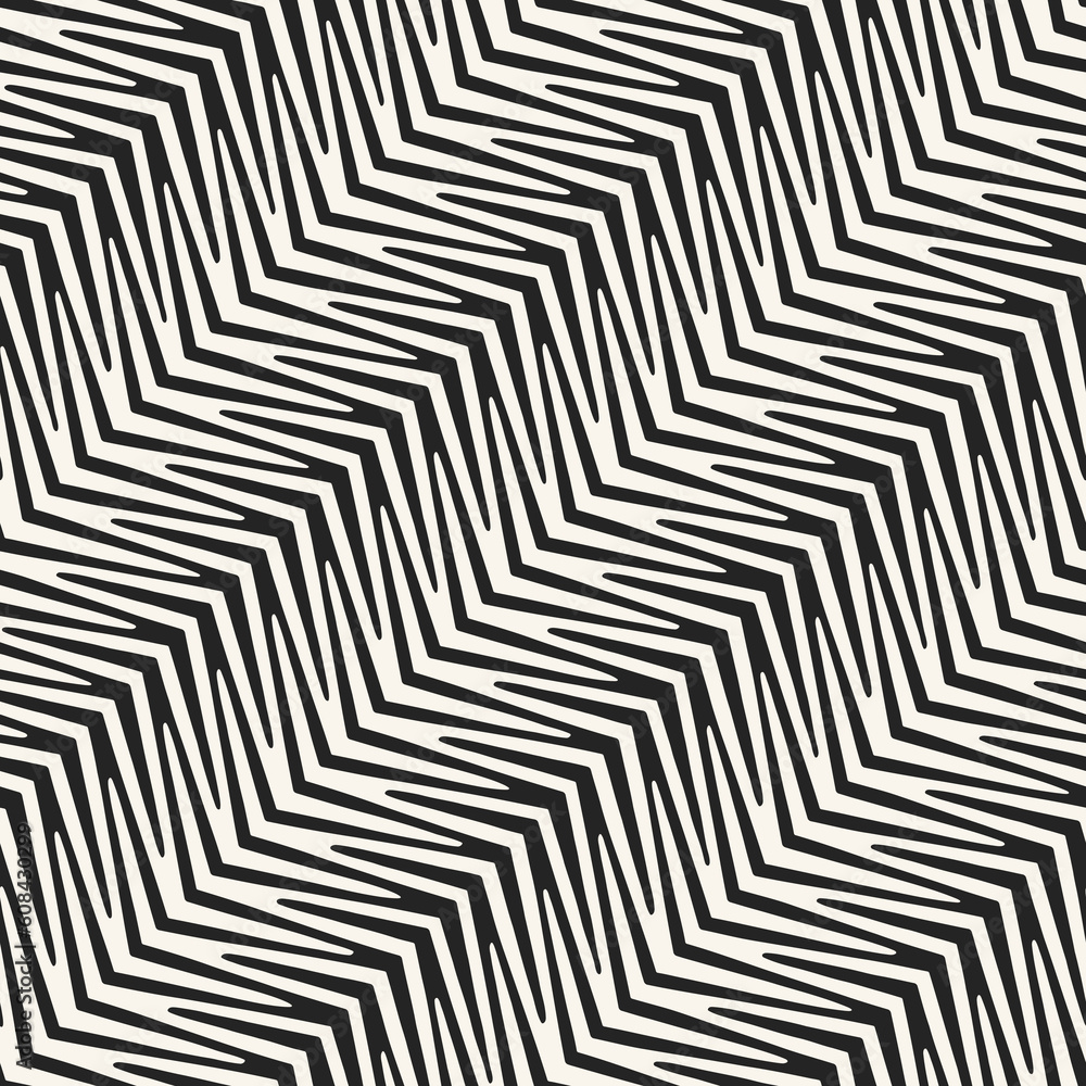 Monochrome Variegated Textured Chevron Pattern Monochrome Variegated Textured Chevron Pattern