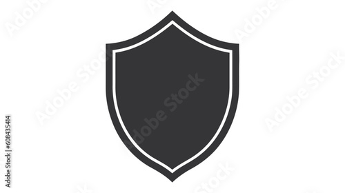 Shield Icon in trendy flat style isolated on grey background. Vector illustration, EPS10