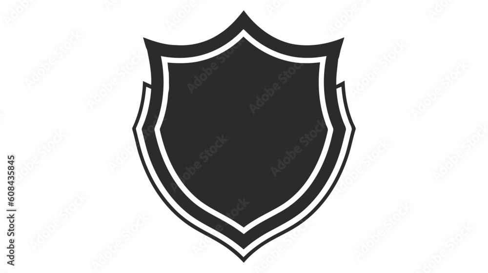 Shield Icon in trendy flat style isolated on grey background. Vector illustration, EPS10