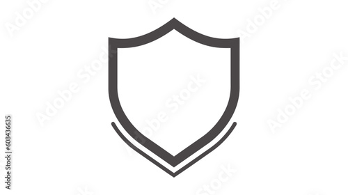 Shield Icon in trendy flat style isolated on grey background. Vector illustration, EPS10