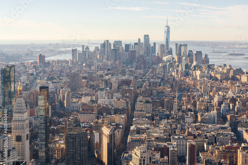 New York Cityscape as seen from the top of a building in New York