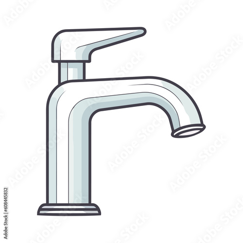 faucet icon isolated vector