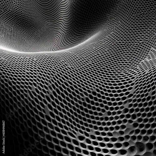 Wallpaper Mural A clean image with only one color theme. In the foregorund there is a small, minimalistic pattern of a random shape with no details in a futuristic style. Torontodigital.ca