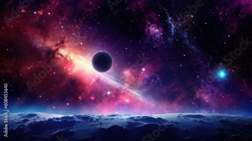 space galaxy in space purple wallpaper background