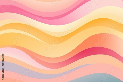 Abstract bright and colorful waves background or backdrop. AI generated, human enhanced. © top images