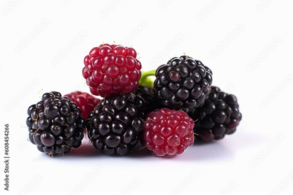Appetizing tasty dewberry. The concept of proper nutrition and vitamins in the crop. AI generated, human enhanced. Appetizing tasty dewberry. The concept of proper nutrition and vitamins in the crop. AI generated, human enhanced.