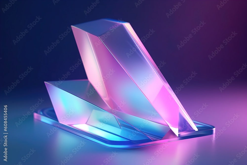 Product background podium glass display background Product background podium glass display background
