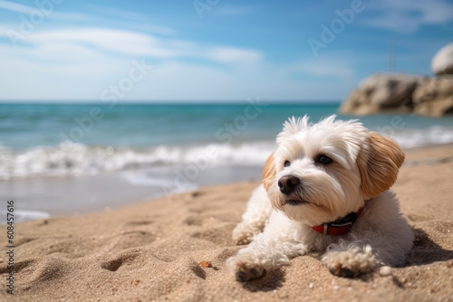 A dog on vacation © Florian