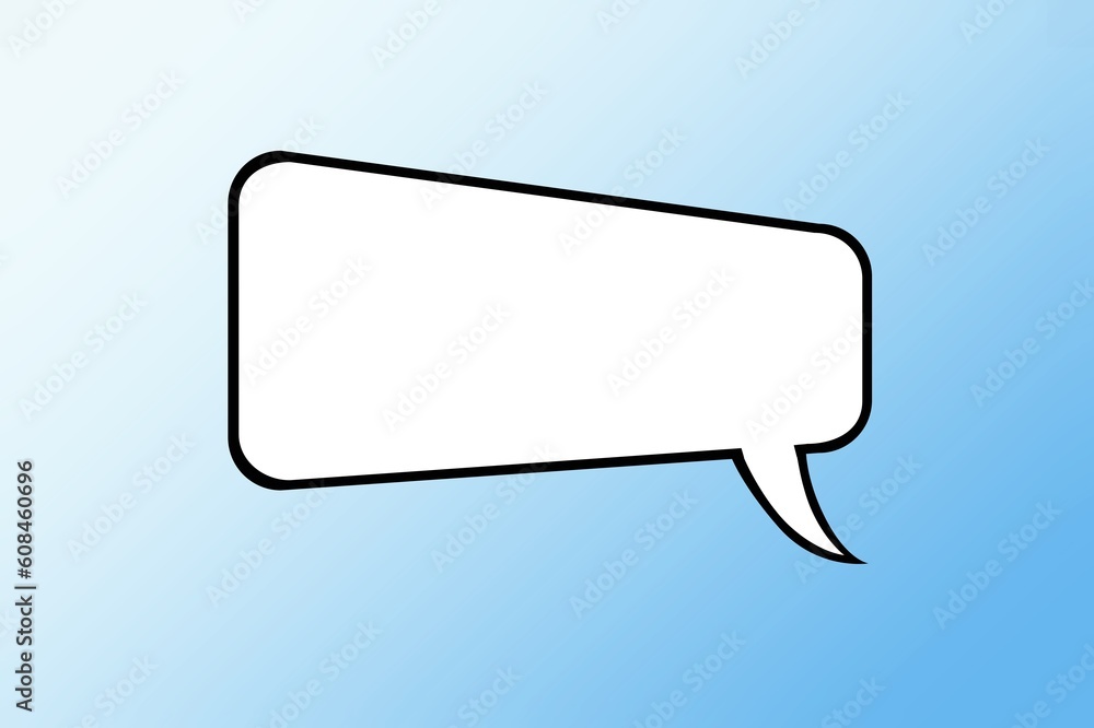 Speech bubble comic cloud on background Speech bubble comic cloud on background