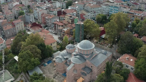 Aerial Kariye Museum Ayvansaray İstanbul Turkiye photo