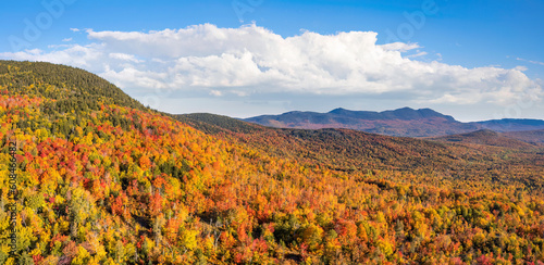 Beautiful autumn mountainside in the Carrabassett Valley - Maine © Craig Zerbe