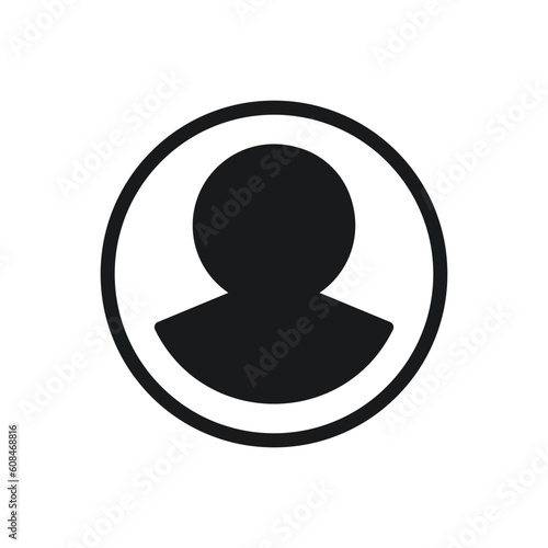 Man icon vector. A vector illustration depicting male face silhouettes or icons, serving as avatars or profiles for unknown or anonymous individuals. The illustration portrays a man portrait.