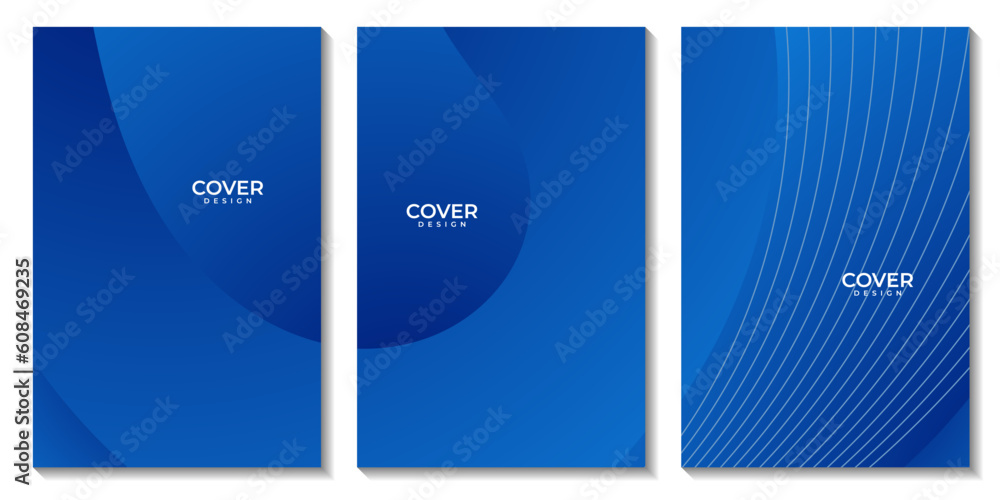 flyers blue abstract background. vector illustration