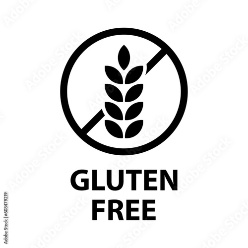 Gluten free label icon