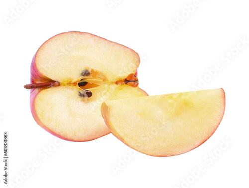 Red apple isolated transparent png