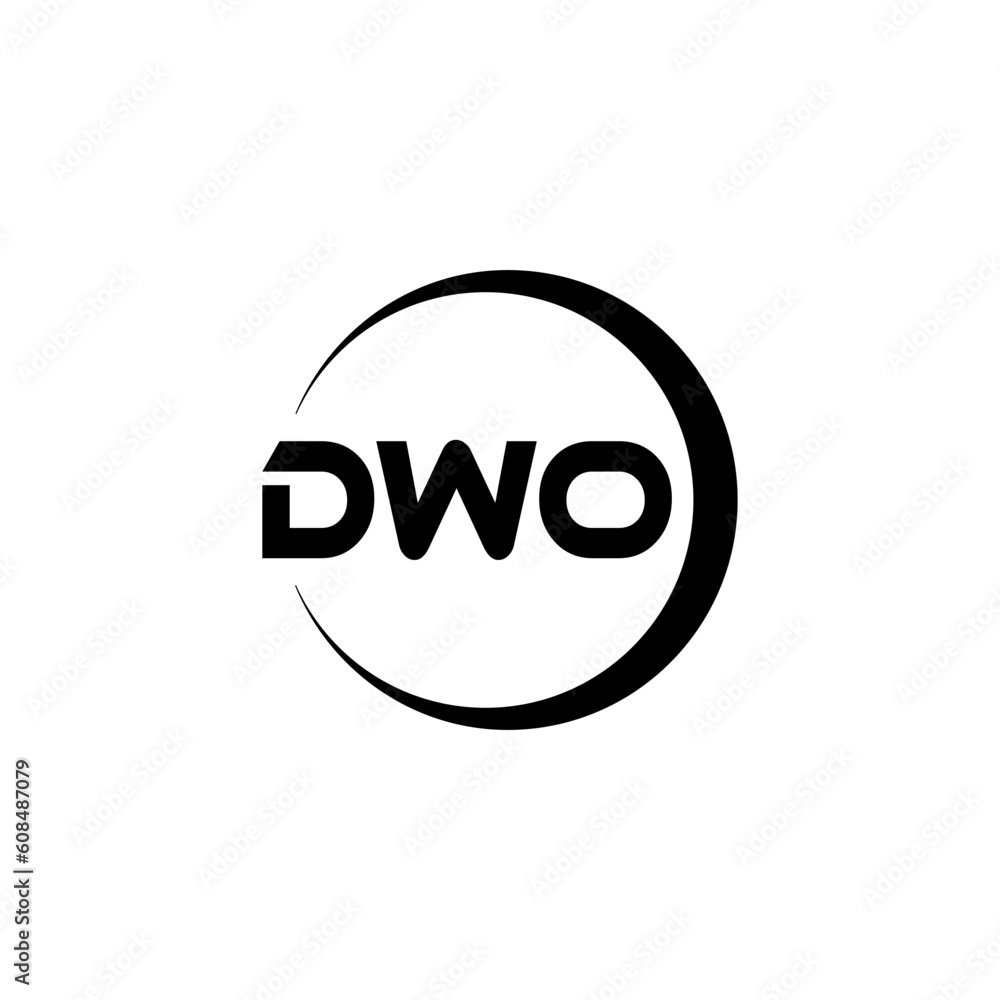DWO letter logo design with white background in illustrator, cube logo, vector logo, modern alphabet font overlap style. calligraphy designs for logo, Poster, Invitation, etc. DWO letter logo design with white background in illustrator, cube logo, vector logo, modern alphabet font overlap style. calligraphy designs for logo, Poster, Invitation, etc.