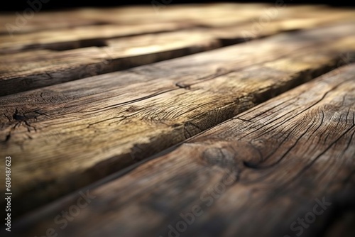 Wooden brown background. Old boards. Vintage texture