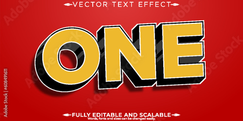 Game text effect, editable card and board text style