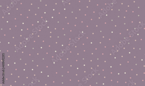seamless purple background with scattered color dots and vector canvas texture repeatable pattern swatch
