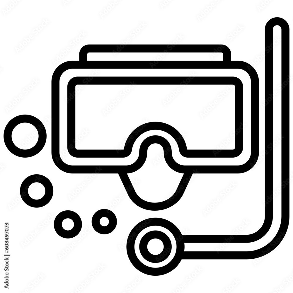 diving mask icons are often used in design, websites, or applications, banner, flyer to convey specific concepts related to vacations or tourism. diving mask icons are often used in design, websites, or applications, banner, flyer to convey specific concepts related to vacations or tourism.