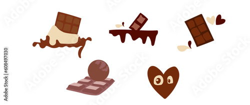 International Chocolate Souffle Day and chocolate hearts.