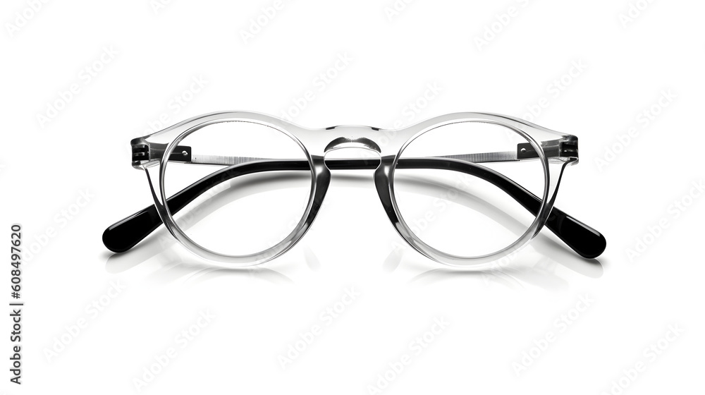 glasses isolated on white background Generative AI glasses isolated on white background Generative AI