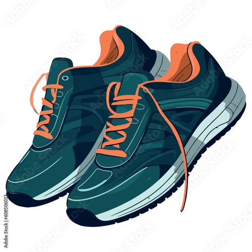 Modern sports shoe design for active men
