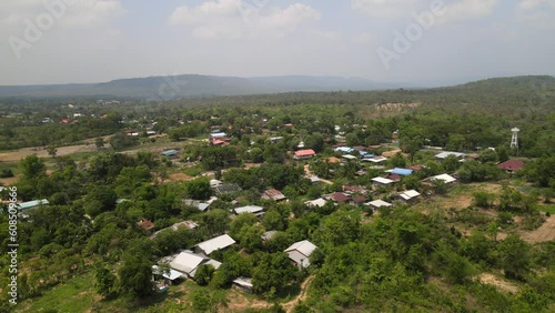 The aerial view of Kaeng Tana National Park in Thailand photo