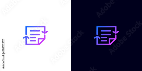 Logo for Artificial Intelligence Document Writing Application