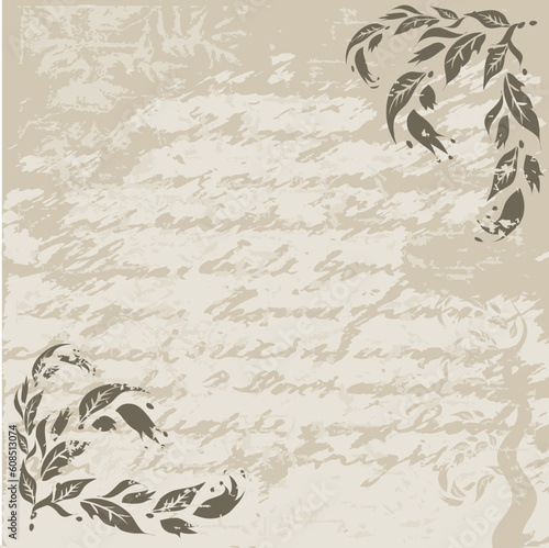 Old paper grunge, abstract pattern