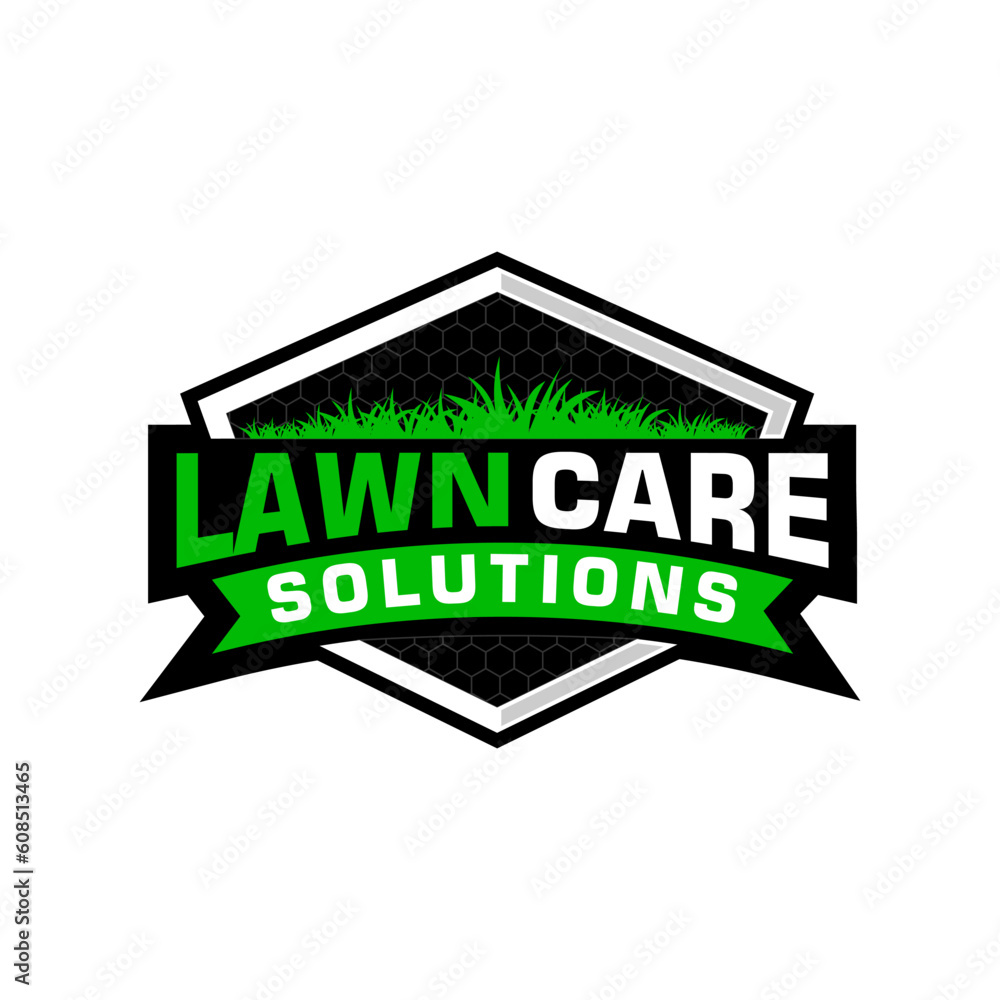 lawn care logo design creative idea vector design inspiration	