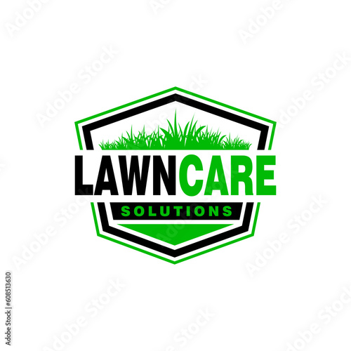 lawn care logo design creative idea vector design inspiration	