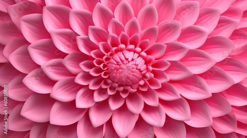 A vibrant pink flower in close-up. Generative ai © LabirintStudio