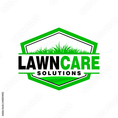 lawn care logo design creative idea vector design inspiration	