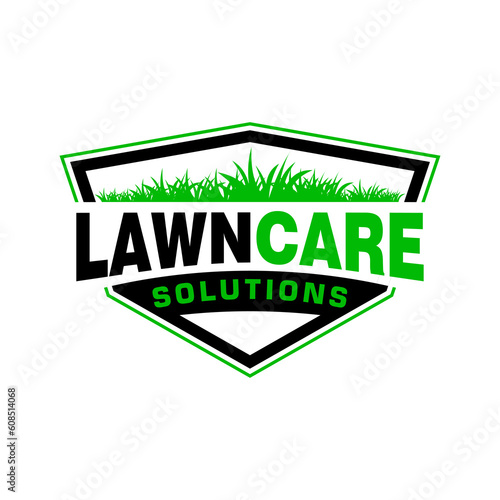 lawn care logo design creative idea vector design inspiration	