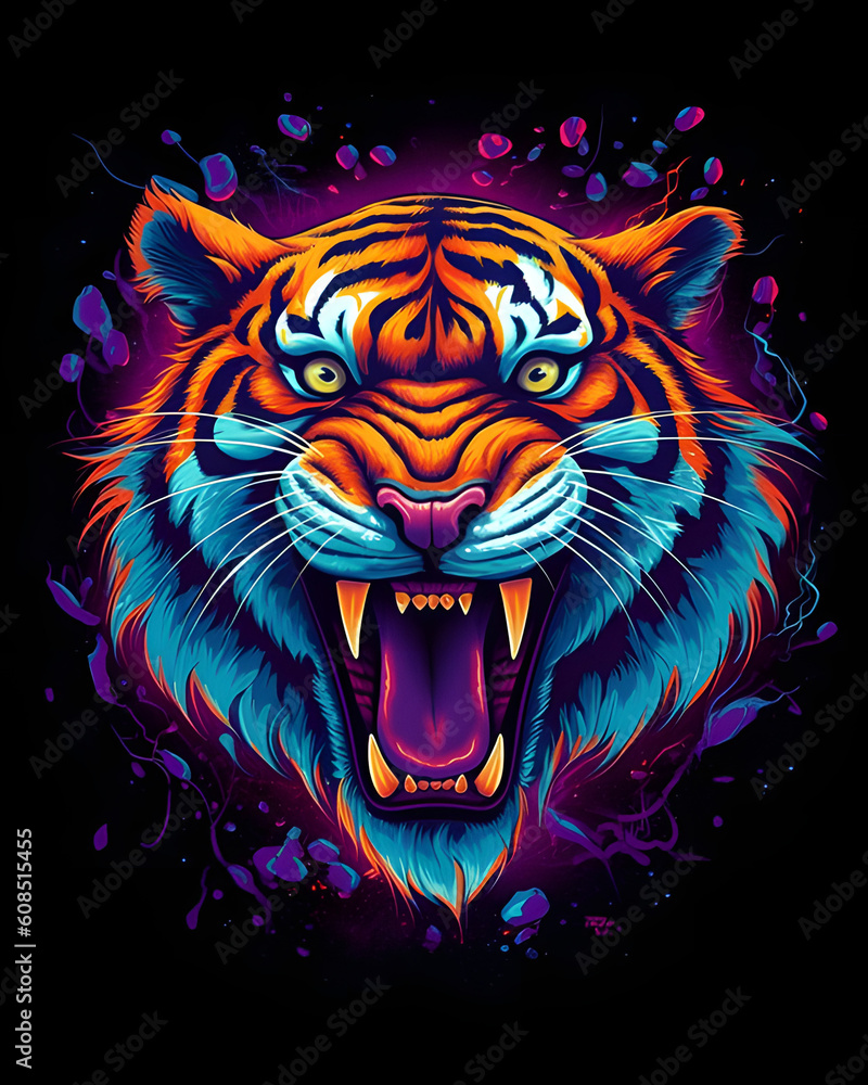 Tiger art work