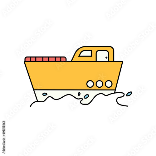 Shipment Boat Icon