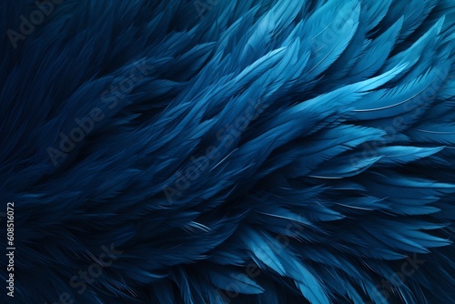 blue fluffy abstract background