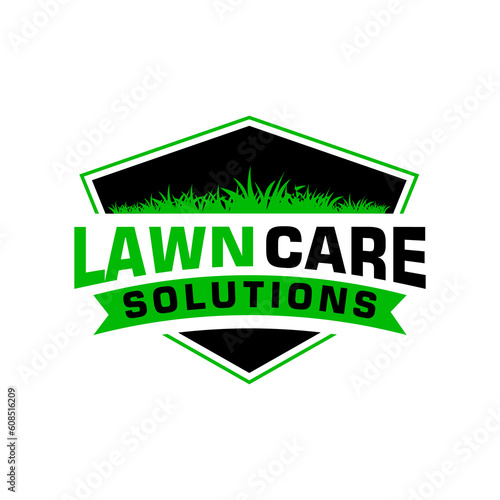 lawn care logo design creative idea vector design inspiration	