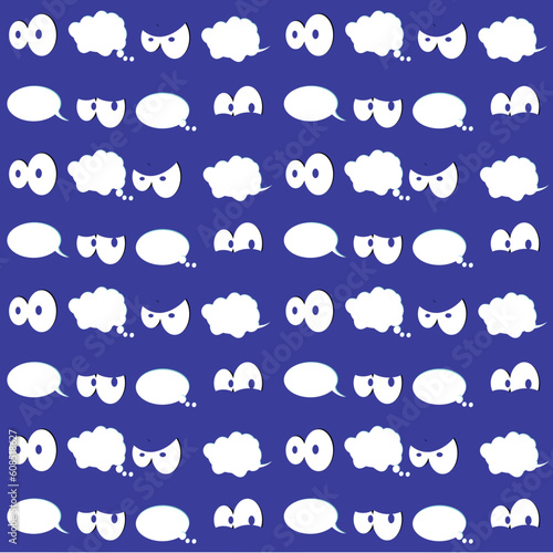 Seamless cartoon wallpaper background fabric
