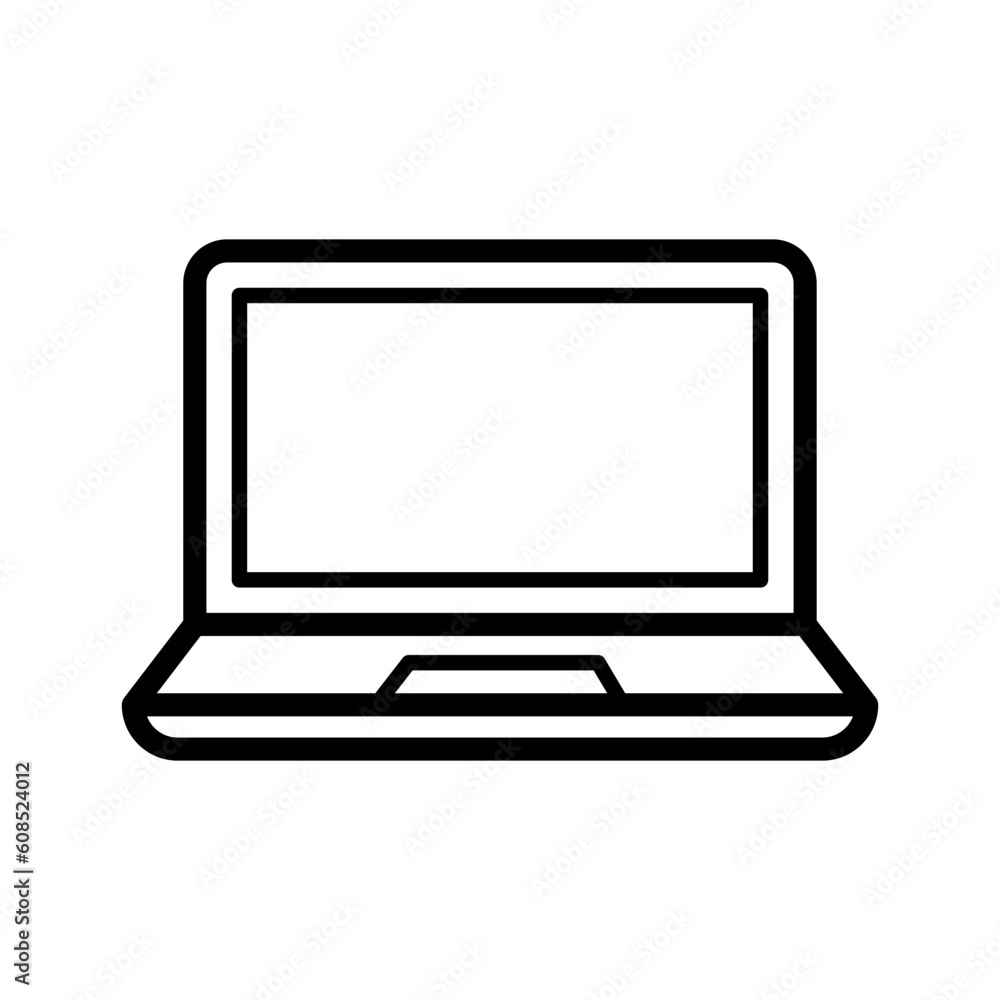Laptop icon vector on trendy design Laptop icon vector on trendy design