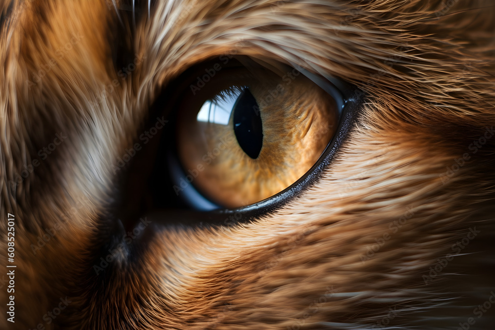 Cat eye close up