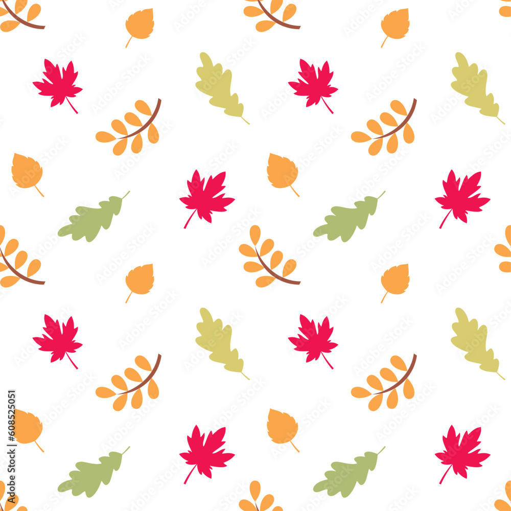 autumn leaves seamless pattern autumn leaves seamless pattern