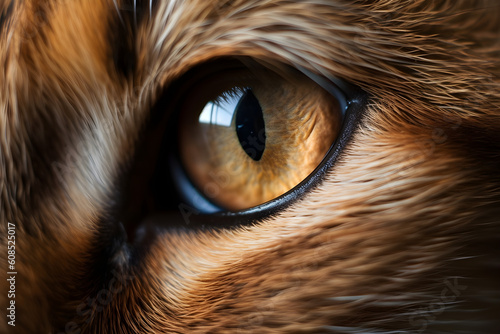 Cat eye close up