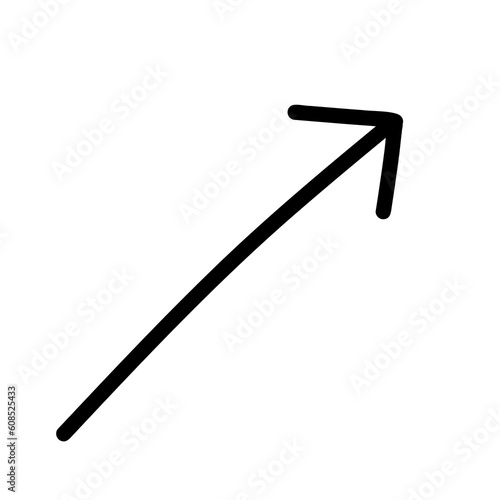 Black Arrows line Hand Drawn Doodle divider Elements