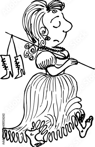 Princess without shoes