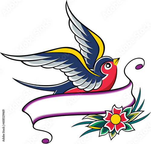 swallow vintage tattoo